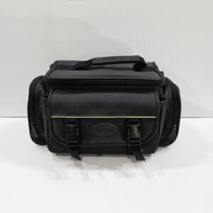 Rugged Ambico Camera Bag DSLR Case Black Padded Multi Pocket Travel Gear